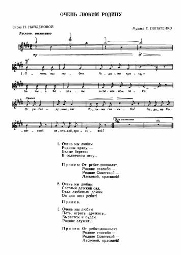 Очень любим Родину - Попатенко Т. / Найдёнова Н.